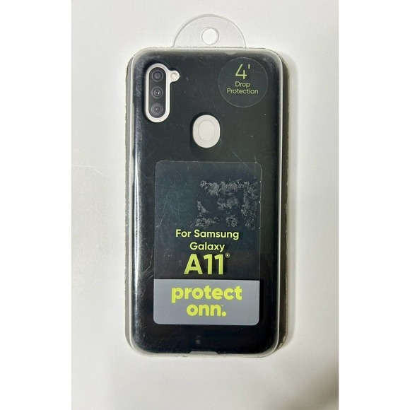 Onn Other - Protect onn. Gel Phone Case for Samsung Galaxy A11, Black, Brand New!!